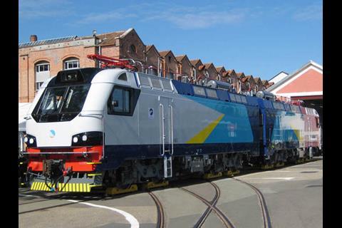 Alstom Prima KZ8A freight locomotive.